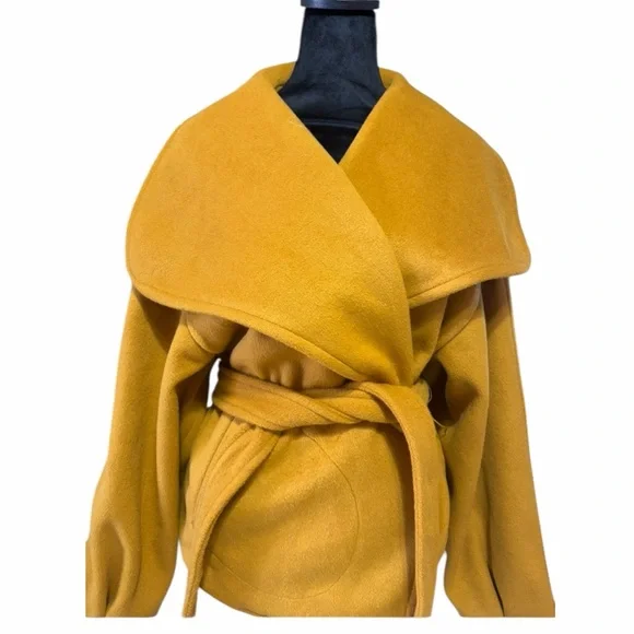 Free People Mina Jacket in the color "Narcissus" or mustard yellow, Medium, NWT - Picture 4 of 11